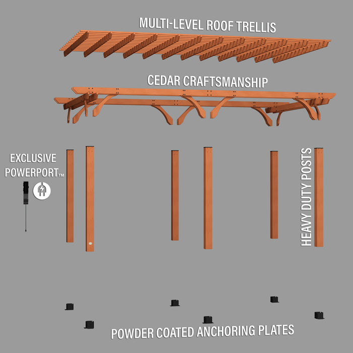 20x12 Beaumont Pergola