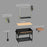 Premium Argentine/Santa Maria BBQ Grill with Wood Fire and Charcoal Grill