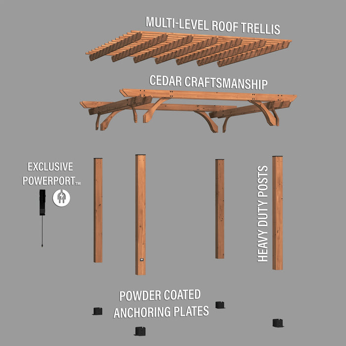 12x12 Beaumont Pergola