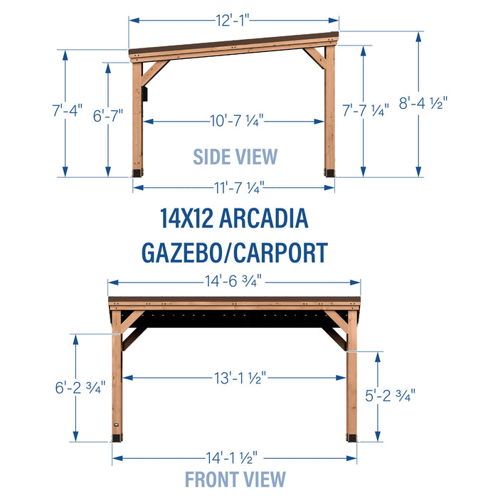 14x12 Arcadia Gazebo