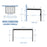 14x10 Evanston Wall Mounted Louvered Pergola