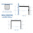 10x10 Evanston Wall Mounted Louvered Pergola