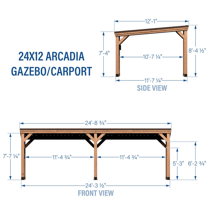 24x12 Arcadia Gazebo
