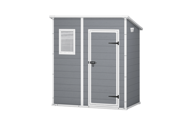 Keter Manor Pent Shed 6x4ft - Grey