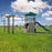 LIFETIME 90630 Products Adventure Tower Deluxe Swing Set, Green