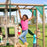 LIFETIME 90630 Products Adventure Tower Deluxe Swing Set, Green