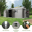 Lifetime 20 ft. x 8 ft. Dual Entry Shed