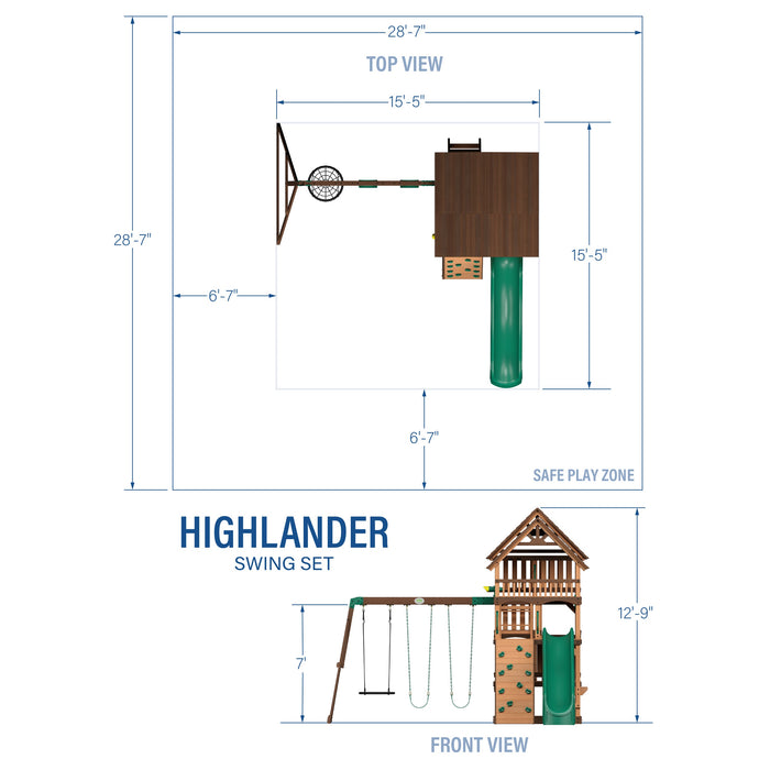 Highlander Swing Set
