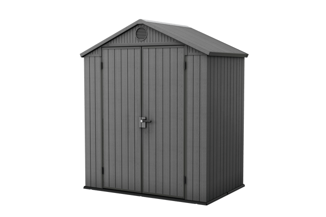 Keter Darwin 6x4 Storage Shed - Graphite