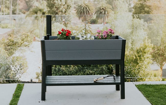 Keter Darwin 29 Gallon Raised Garden Bed - Graphite