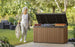 Keter Darwin 150 Gallon Deck Box - Brown