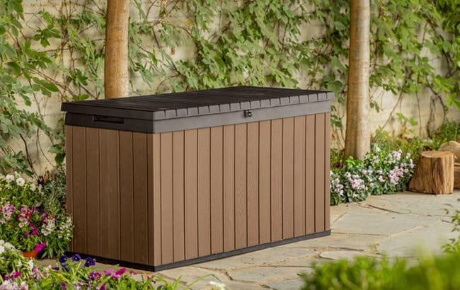 Keter Darwin 150 Gallon Deck Box - Brown