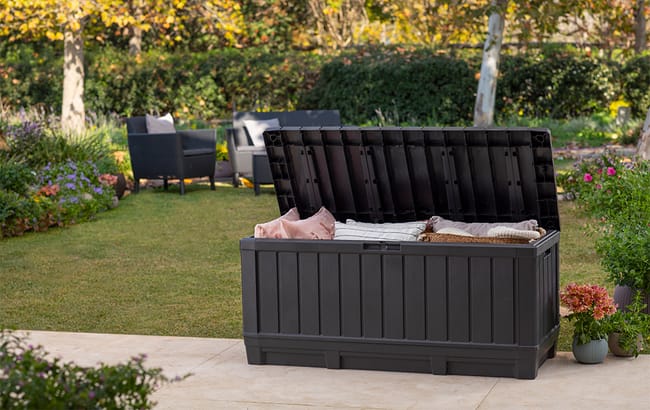 Keter Kentwood 350L Storage Box - Grey