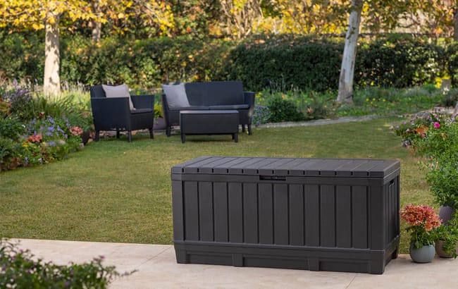 Keter Kentwood 350L Storage Box - Grey
