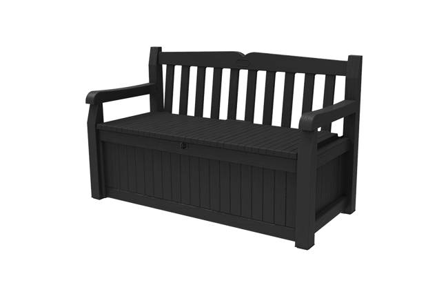 Keter Eden 265L Storage Bench - Grey
