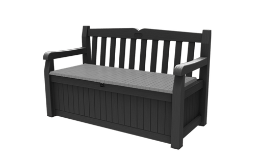 Keter Eden 265L Storage Bench - Dark Grey