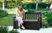 Keter Eden 265L Storage Bench - Dark Grey