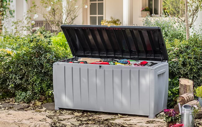 Keter Novel 90 Gallon Deck Box - Black