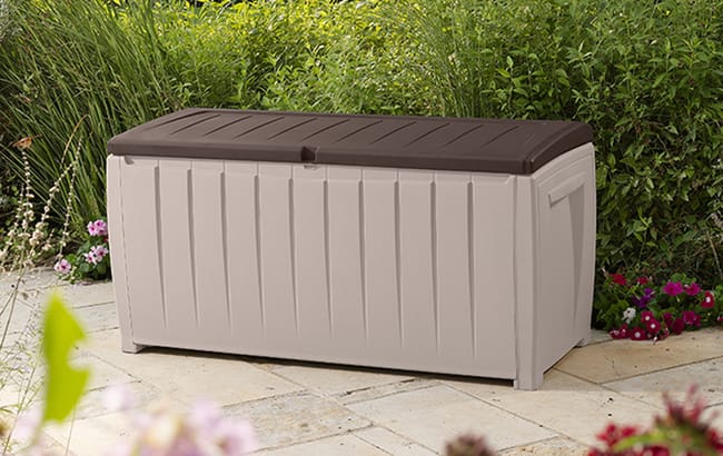 Keter Novel 90 Gallon Deck Box - Brown