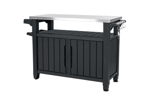 Keter Unity XL Outdoor Kitchen Cart with Storage - Graphite