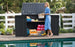 Keter Store It Out Nova 880L Storage Box (with pistons) - Dark Grey