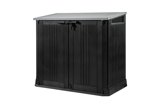 Keter Store It Out Nova 880L Storage Box (with pistons) - Dark Grey