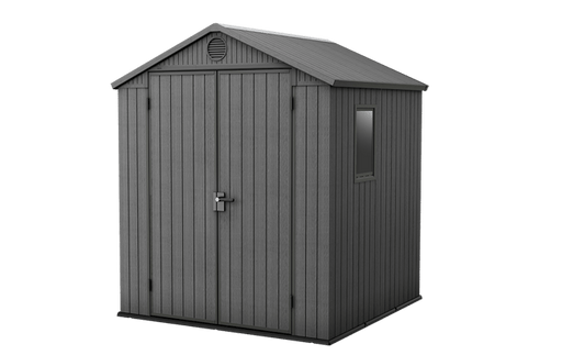Keter Darwin 6x6 Storage Shed - Graphite