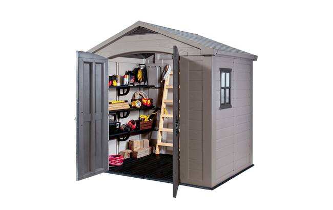 Keter Factor Shed 8x6ft - Brown