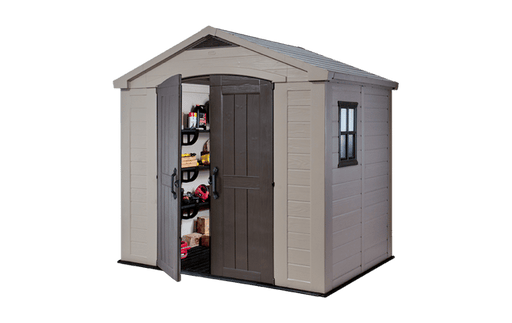 Keter Factor Shed 8x6ft - Brown
