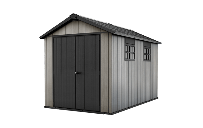 Keter Oakland Shed 7.5x11ft - Grey