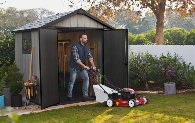 Keter Oakland Shed 7.5x7ft - Grey