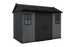 Keter Newton Plus 7.5x11 Storage Shed - Graphite
