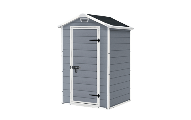 Keter Manor Shed 4x3ft - Grey