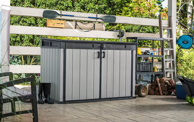 Keter Grande Store 2020L Storage Shed - Grey