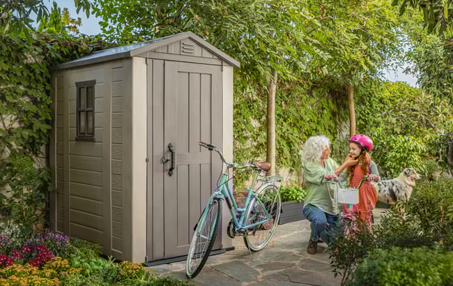 Keter Factor Shed 6x4ft - Brown