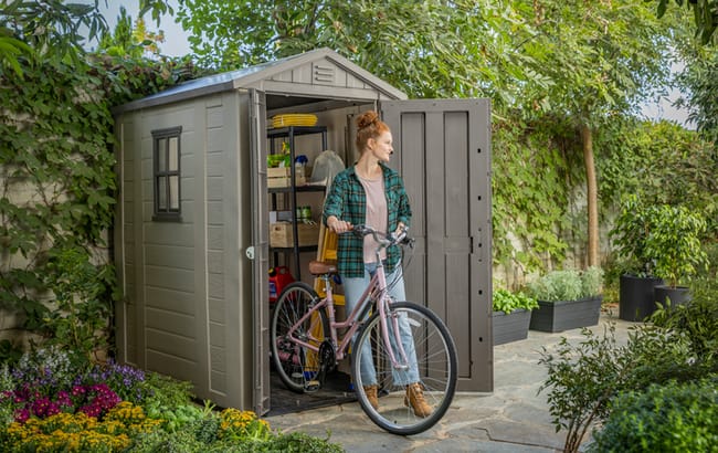 Keter Factor Shed 6x4ft - Brown