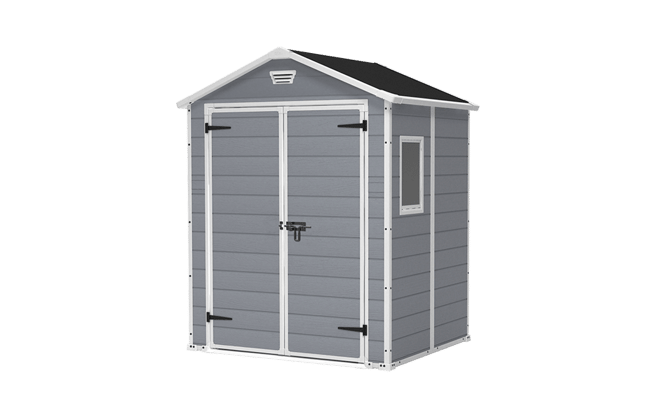 Keter Manor Shed 6x5ft - Grey