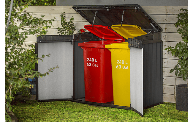 Keter Elite Store 1150L Storage Shed - Grey