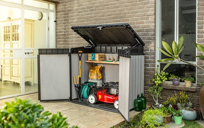 Keter Elite Store 1150L Storage Shed - Grey