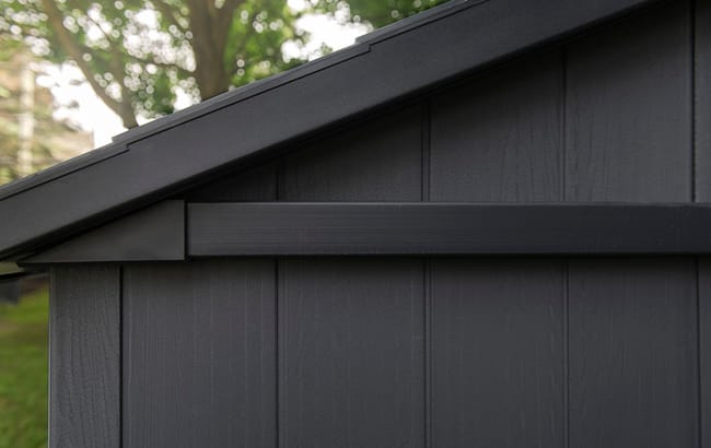 Keter Newton Plus 7.5x9 Storage Shed - Graphite