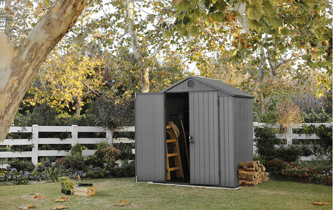 Keter Darwin 6x4 Storage Shed - Graphite