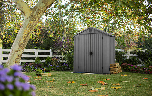 Keter Darwin 6x4 Storage Shed - Graphite