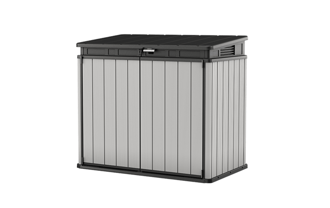Keter Premier XL 1150L Storage Shed - Light Grey
