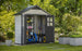Keter Oakland Shed 7.5x4ft - Grey