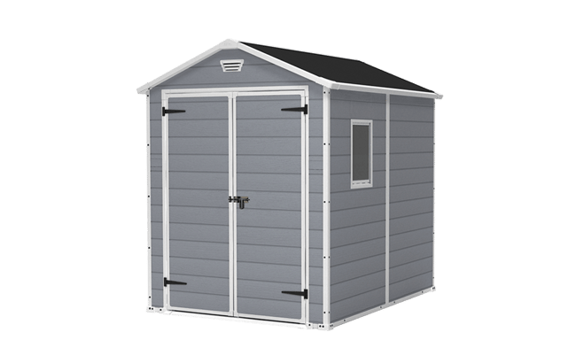 Keter Manor Shed 6x8ft - Grey