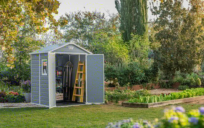 Keter Manor Shed 6x8ft - Grey