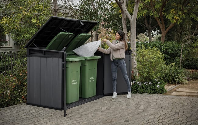 Keter Cortina Mega Storage Shed - Graphite