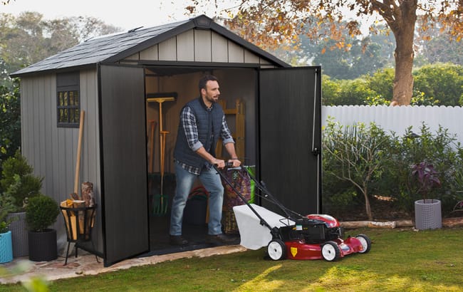 Keter Oakland Shed 7.5x9ft - Grey