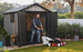 Keter Oakland Shed 7.5x9ft - Grey