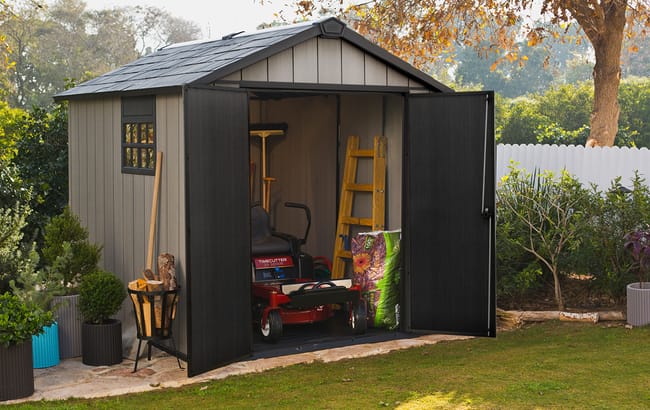 Keter Oakland Shed 7.5x9ft - Grey